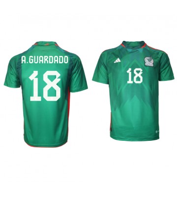 Mexico Andres Guardado #18 Replika Hjemmebanetrøje VM 2022 Kortærmet